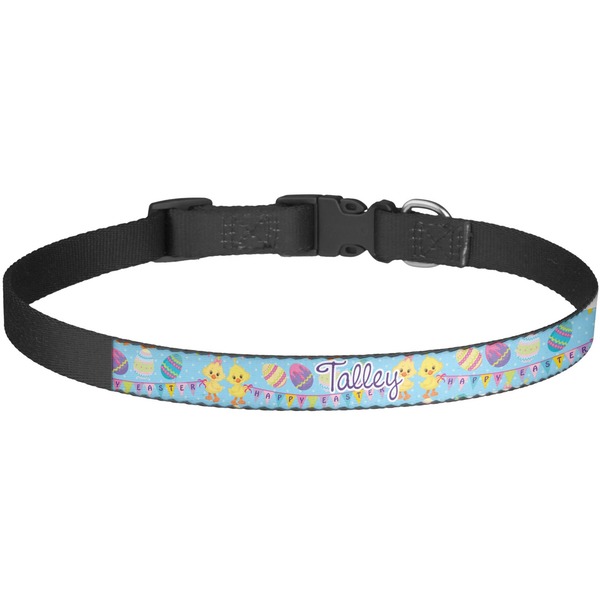 Custom Happy Easter Dog Collar - Large (Personalized)