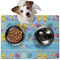 Happy Easter Dog Food Mat - Medium LIFESTYLE