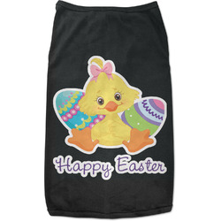 Happy Easter Black Pet Shirt (Personalized)
