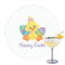 Happy Easter Drink Topper - Large - Single with Drink