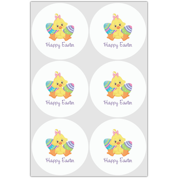 Happy Easter Drink Topper - XLarge - Set of 6