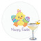 Happy Easter Drink Topper - XLarge - Single with Drink