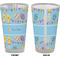 Happy Easter Pint Glass - Full Color - Front & Back Views