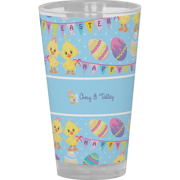 Custom Happy Easter Pint Glass - Full Color (Personalized)