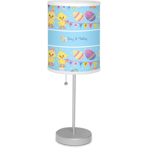 Custom Happy Easter Lamp with Drum Shade (Personalized)