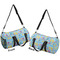 Happy Easter Duffle bag large front and back sides