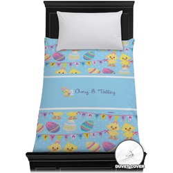 Happy Easter Duvet Cover - Twin (Personalized)