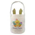 Happy Easter Single Sided Easter Basket (Personalized)
