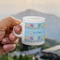 Happy Easter Espresso Cup - 3oz LIFESTYLE (new hand)