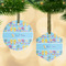 Happy Easter Frosted Glass Ornament - MAIN PARENT