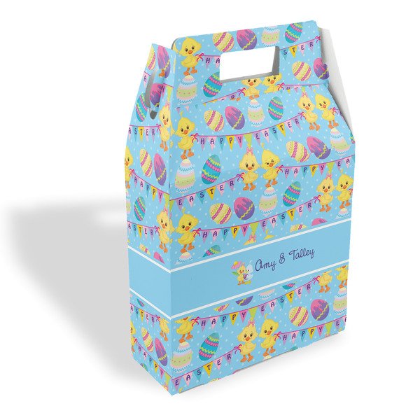 Custom Happy Easter Gable Favor Box (Personalized)