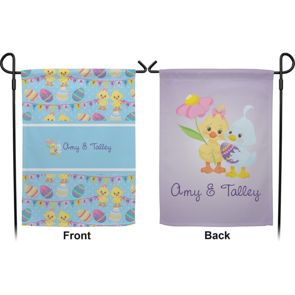 Happy Easter Garden Flag - Double Sided Front and Back