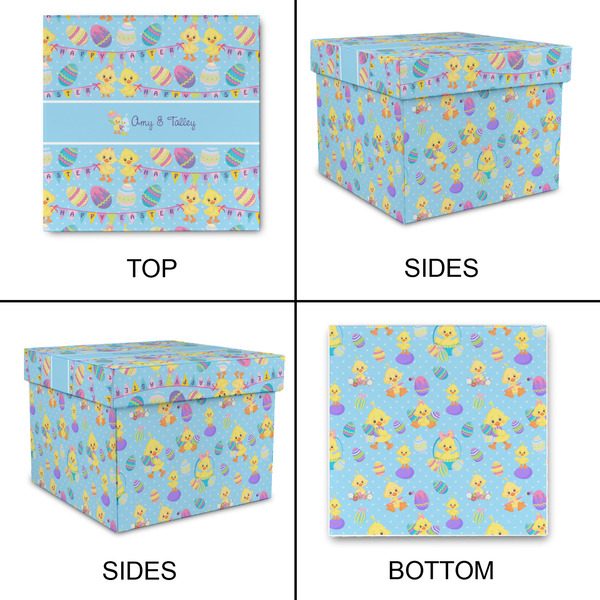 Happy Easter Gift Boxes with Lid - Canvas Wrapped - Medium - Approval