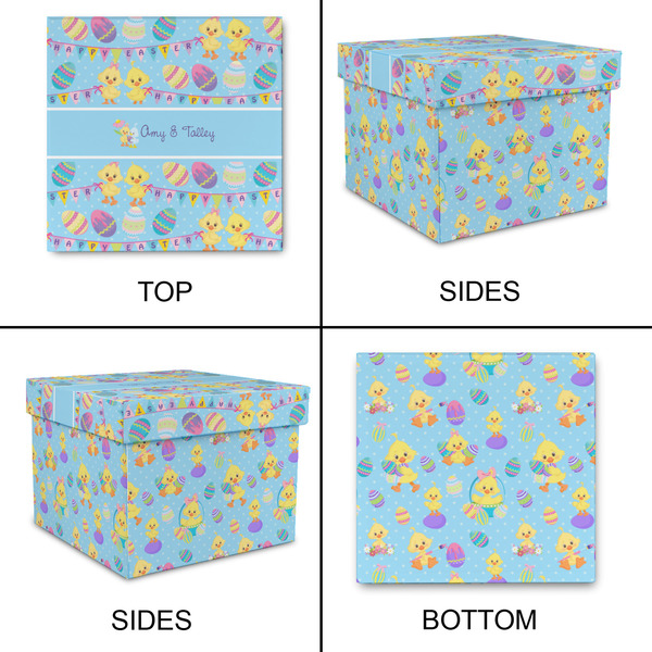 Happy Easter Gift Boxes with Lid - Canvas Wrapped - Small - Approval