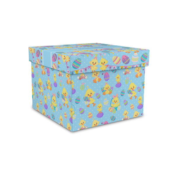 Custom Happy Easter Gift Box with Lid - Canvas Wrapped - Small (Personalized)