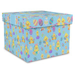 Happy Easter Gift Box with Lid - Canvas Wrapped - XX-Large (Personalized)