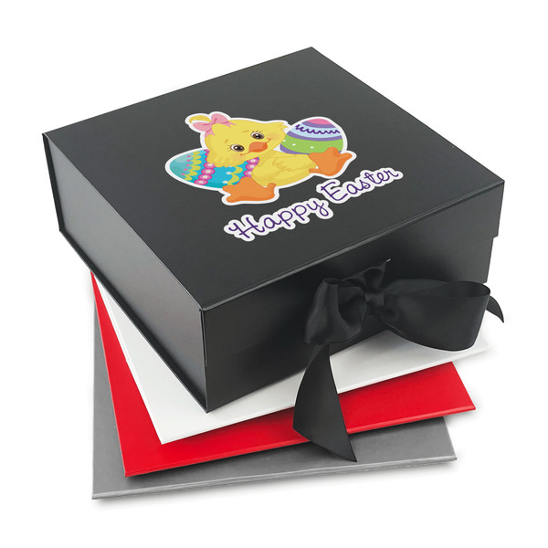 Custom Happy Easter Gift Box with Magnetic Lid (Personalized)