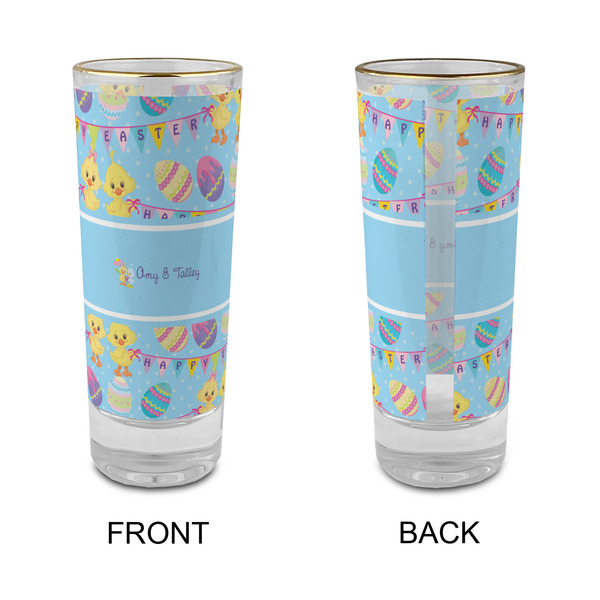 Happy Easter Glass Shot Glass - 2 oz - Single - APPROVAL