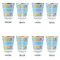 Happy Easter Glass Shot Glass - with gold rim - Set of 4 - APPROVAL