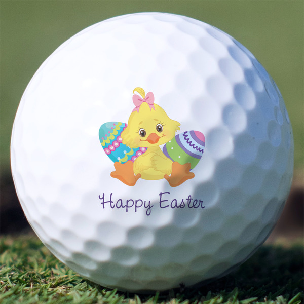 Custom Happy Easter Golf Balls - Titleist Pro V1 - Set of 3 (Personalized)
