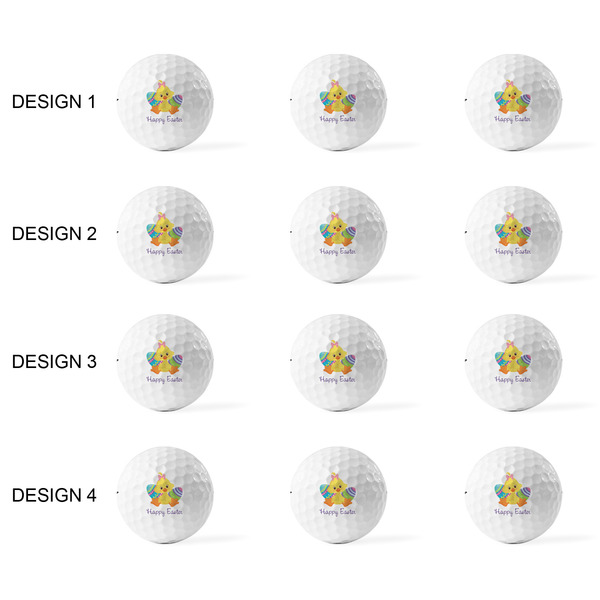 Happy Easter Golf Balls - Titleist - Set of 12 - APPROVAL