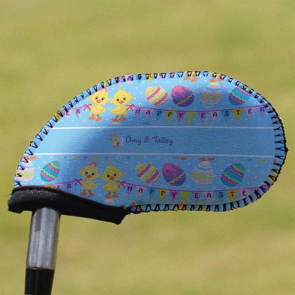 Custom Happy Easter Golf Club Iron Cover (Personalized)