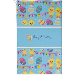 Happy Easter Golf Towel - Poly-Cotton Blend - Small w/ Multiple Names