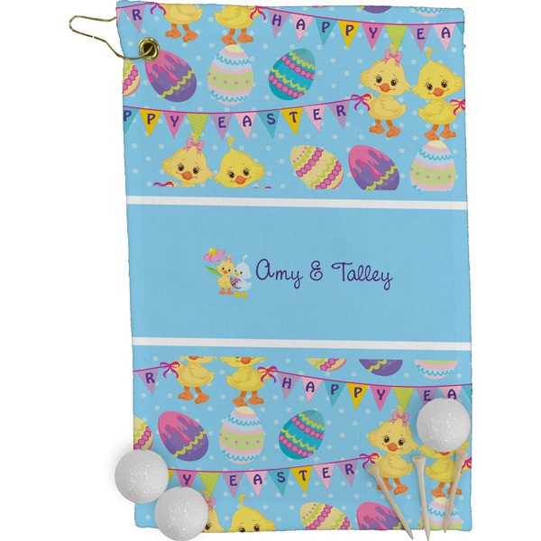 Happy Easter Golf Towel (Personalized)