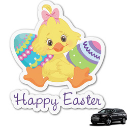 Happy Easter Graphic Car Decal (Personalized)