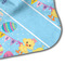 Happy Easter Hooded Baby Towel- Detail Corner
