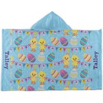 Happy Easter Kids Hooded Towel (Personalized)