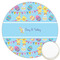 Happy Easter Printed Cookie Topper - 3.25" (Personalized)