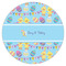 Happy Easter Icing Circle - Large - Single