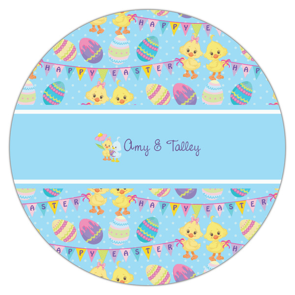 Happy Easter Icing Circle - Medium - Single