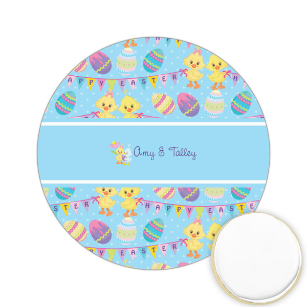 Custom Happy Easter Printed Cookie Topper - 2.15" (Personalized)