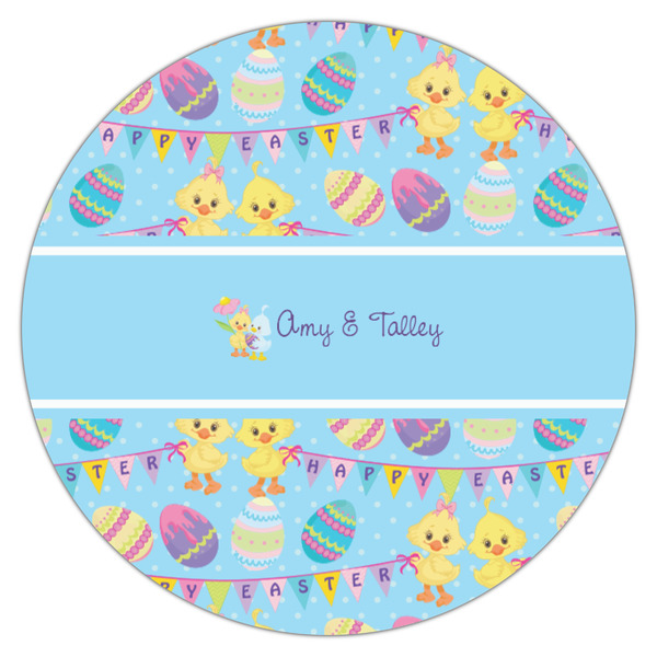 Happy Easter Icing Circle - Small - Single