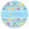 Happy Easter Icing Circle - Small - Single
