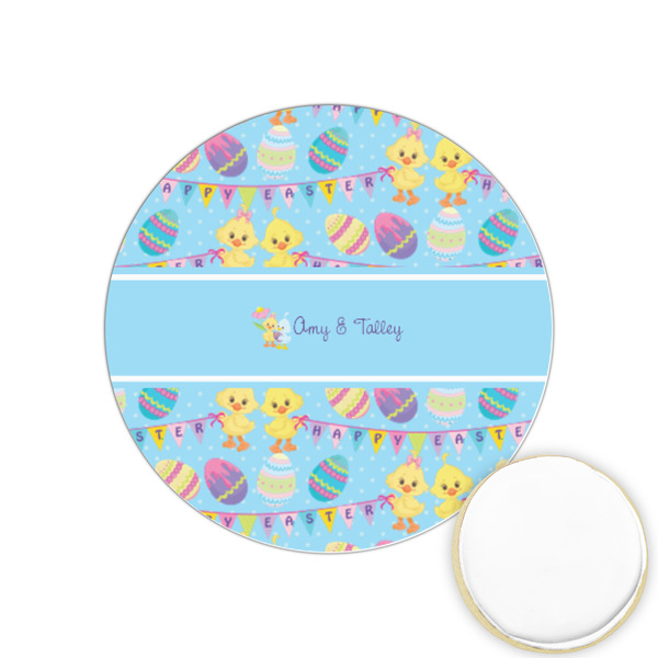 Custom Happy Easter Printed Cookie Topper - 1.25" (Personalized)