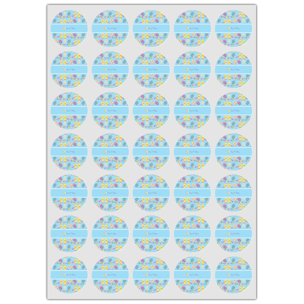 Happy Easter Icing Circle - XSmall - Set of 35