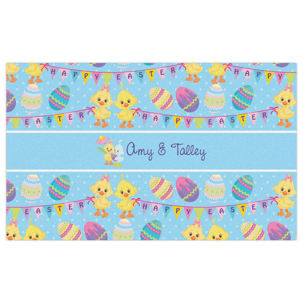 Happy Easter Indoor / Outdoor Rug - 3'x5' - Front Flat