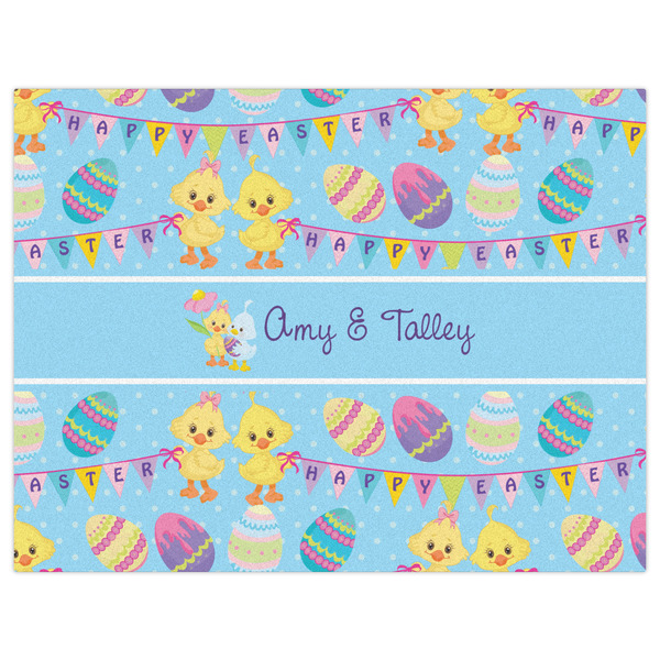 Happy Easter Indoor / Outdoor Rug - 6'x8' - Front Flat