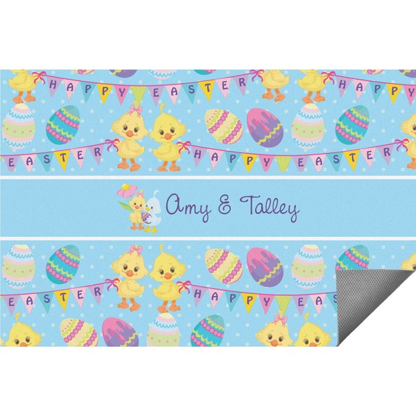 Custom Happy Easter Indoor / Outdoor Rug - 3'x5' (Personalized)