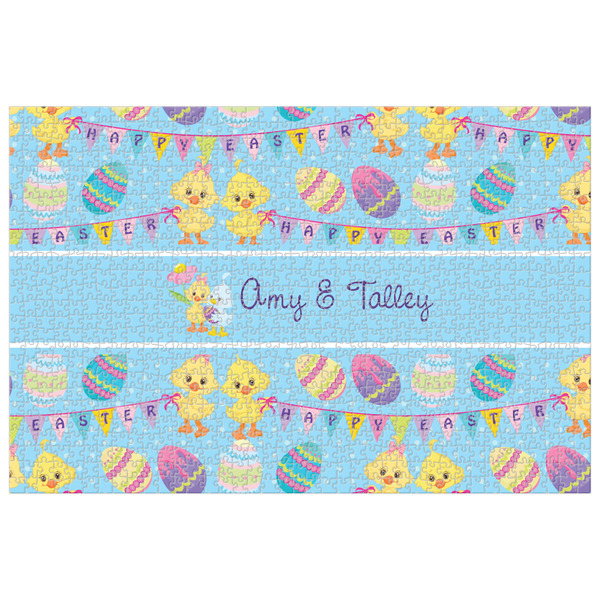 Custom Happy Easter 1014 pc Jigsaw Puzzle (Personalized)