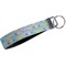Happy Easter Webbing Keychain FOB with Metal