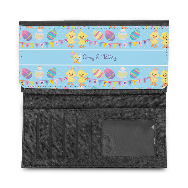Happy Easter Ladies Wallet - Half Way Open