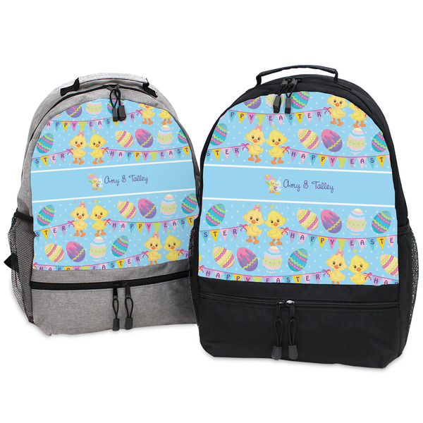 Happy Easter Large Backpacks - Both
