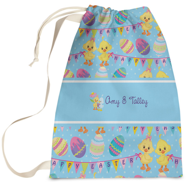 Custom Happy Easter Laundry Bag - Large (Personalized)