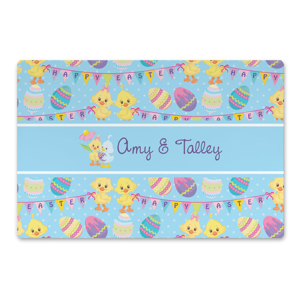 Custom Happy Easter Large Rectangle Car Magnet (Personalized)