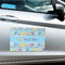 Happy Easter Large Rectangle Car Magnets- In Context