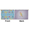 Happy Easter Large Zipper Pouch Approval (Front and Back)